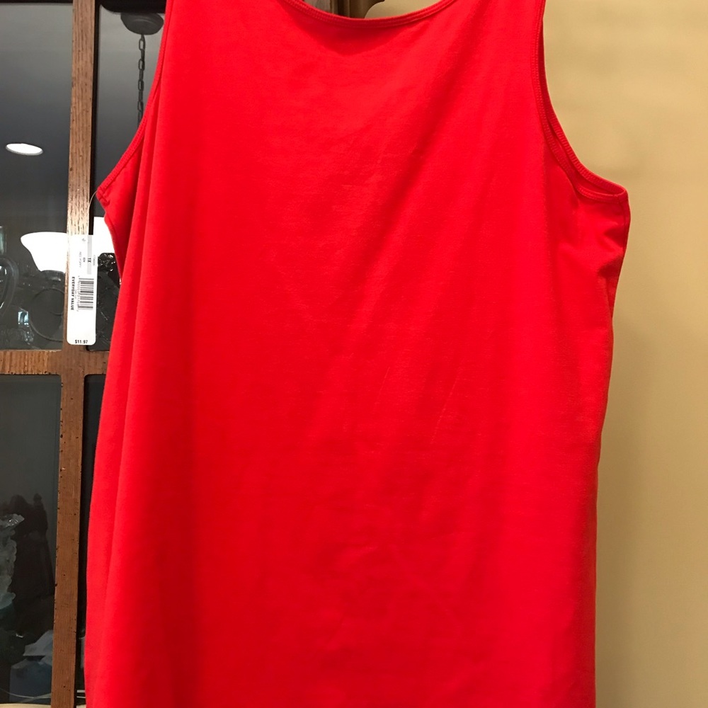 New Direction Stretchy Top - Red - Size 1X- NWT - Picture 2 of 3